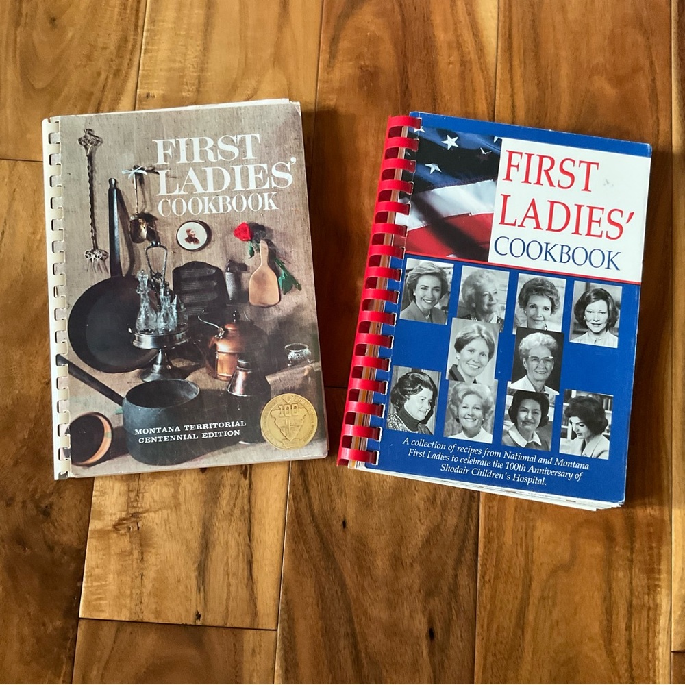 Vintage First Ladies Cookbooks set of 2